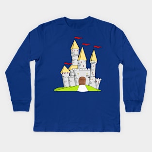 Dreamy castle Kids Long Sleeve T-Shirt